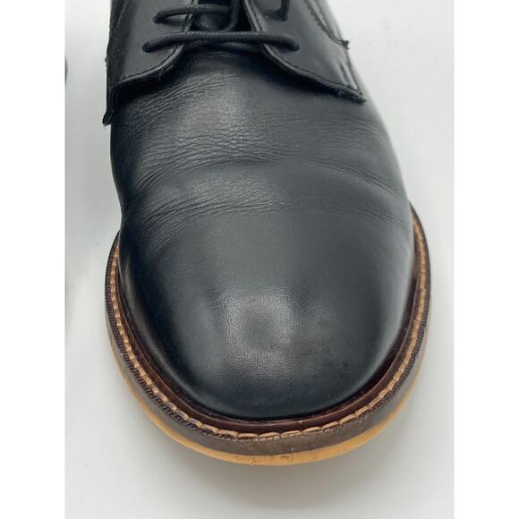 Steve Madden Black Lace Up Men's Leather Dress Shoes Size 9.5 - Picture 5 of 13